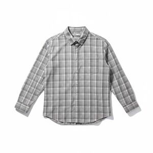Classic Gray Checkered Men's Shirt